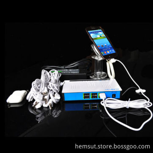 Multiple USB Ports Alarm System for Mobile Phone/Tablet/Laptop, Charge and Alarm, Good After-sales